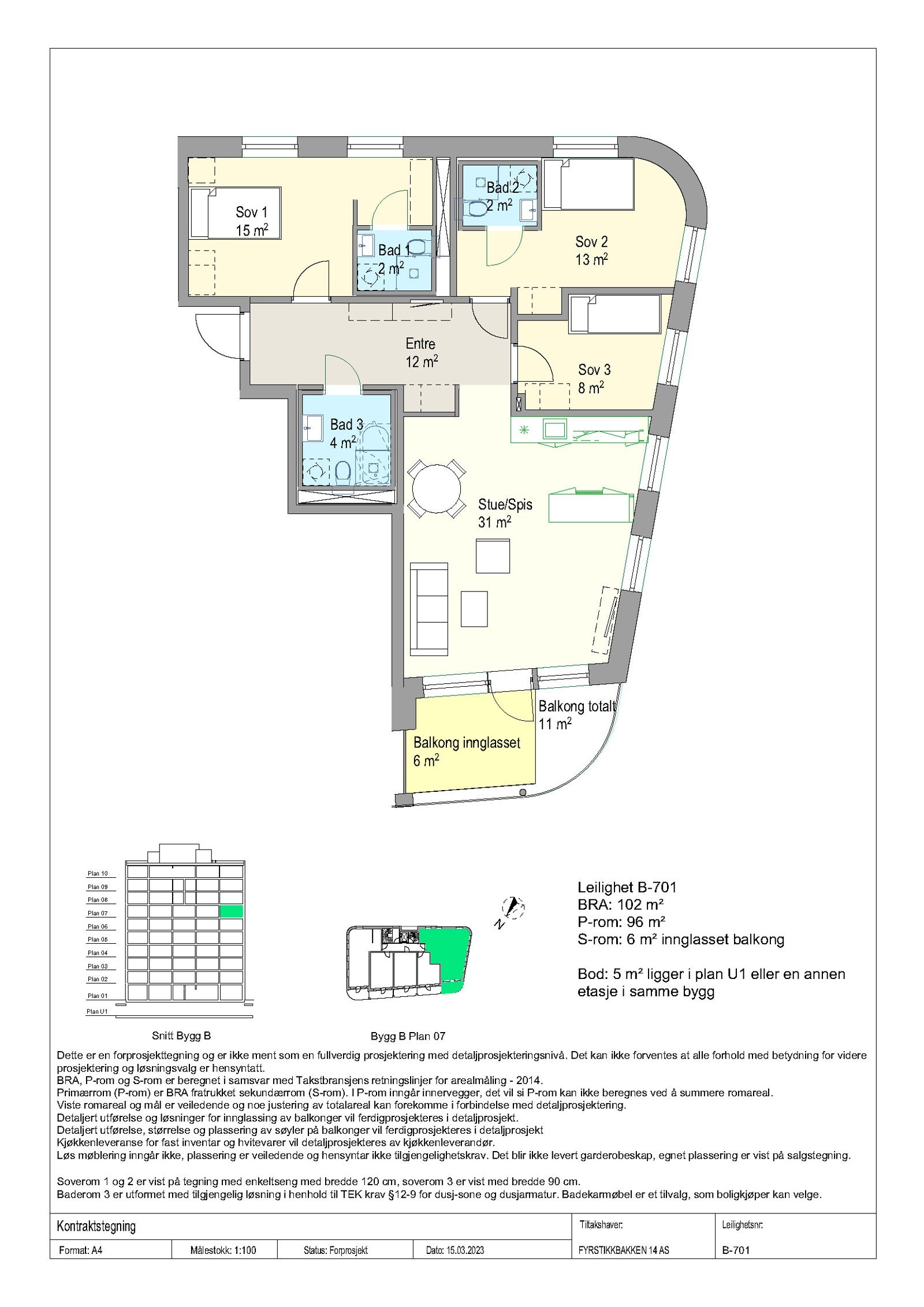 Plantegning Galleribilde