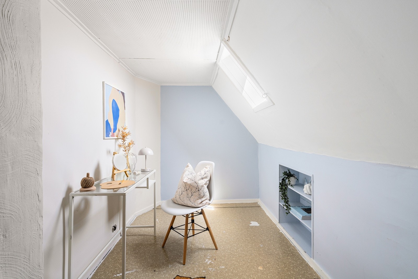 I dag brukes dette rommet som bod og kontor. Galleribilde