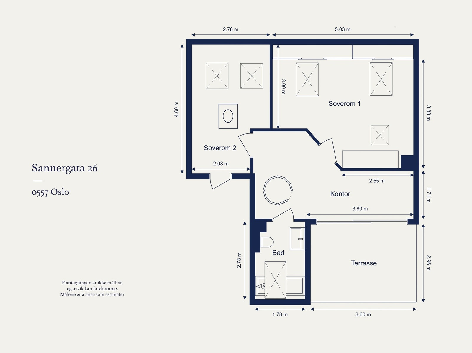 Plantegning. Galleribilde