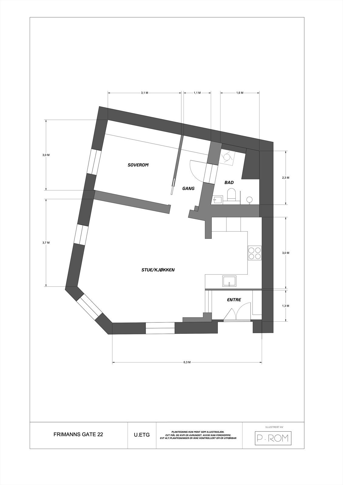 Plantegning. Galleribilde