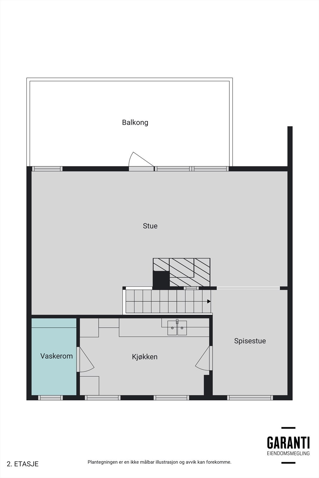 -Planteikning hovudetasjen - Galleribilde