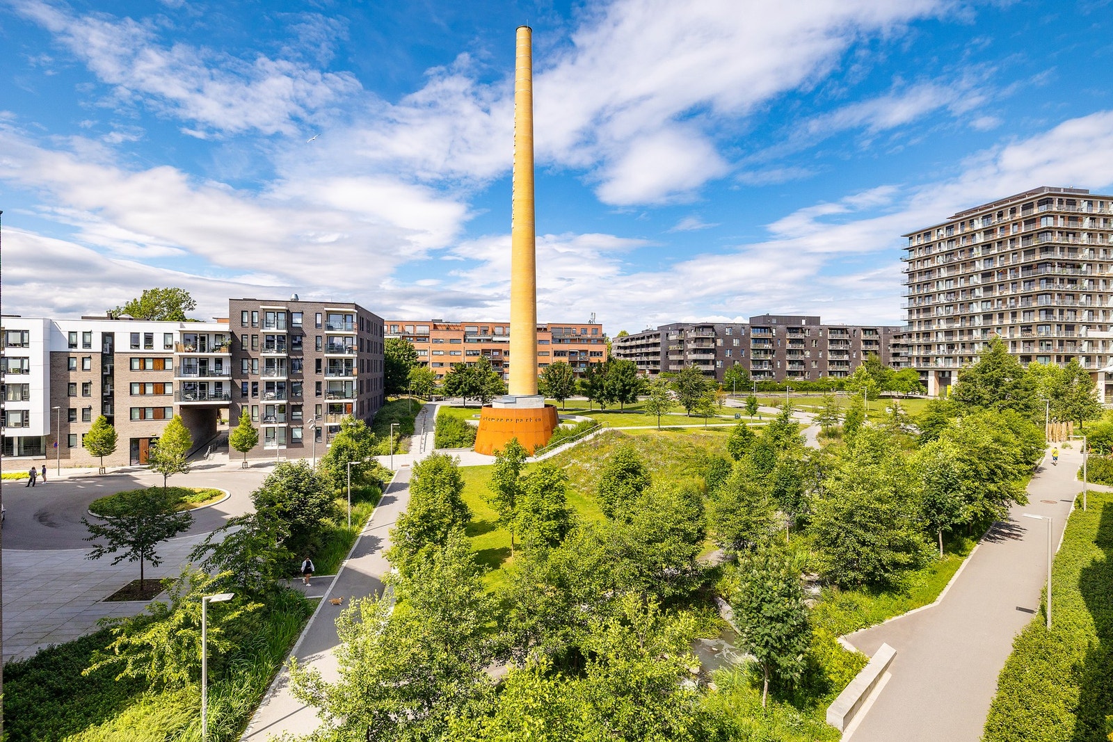Tiedemannsparken er i umiddelbar nærhet Galleribilde