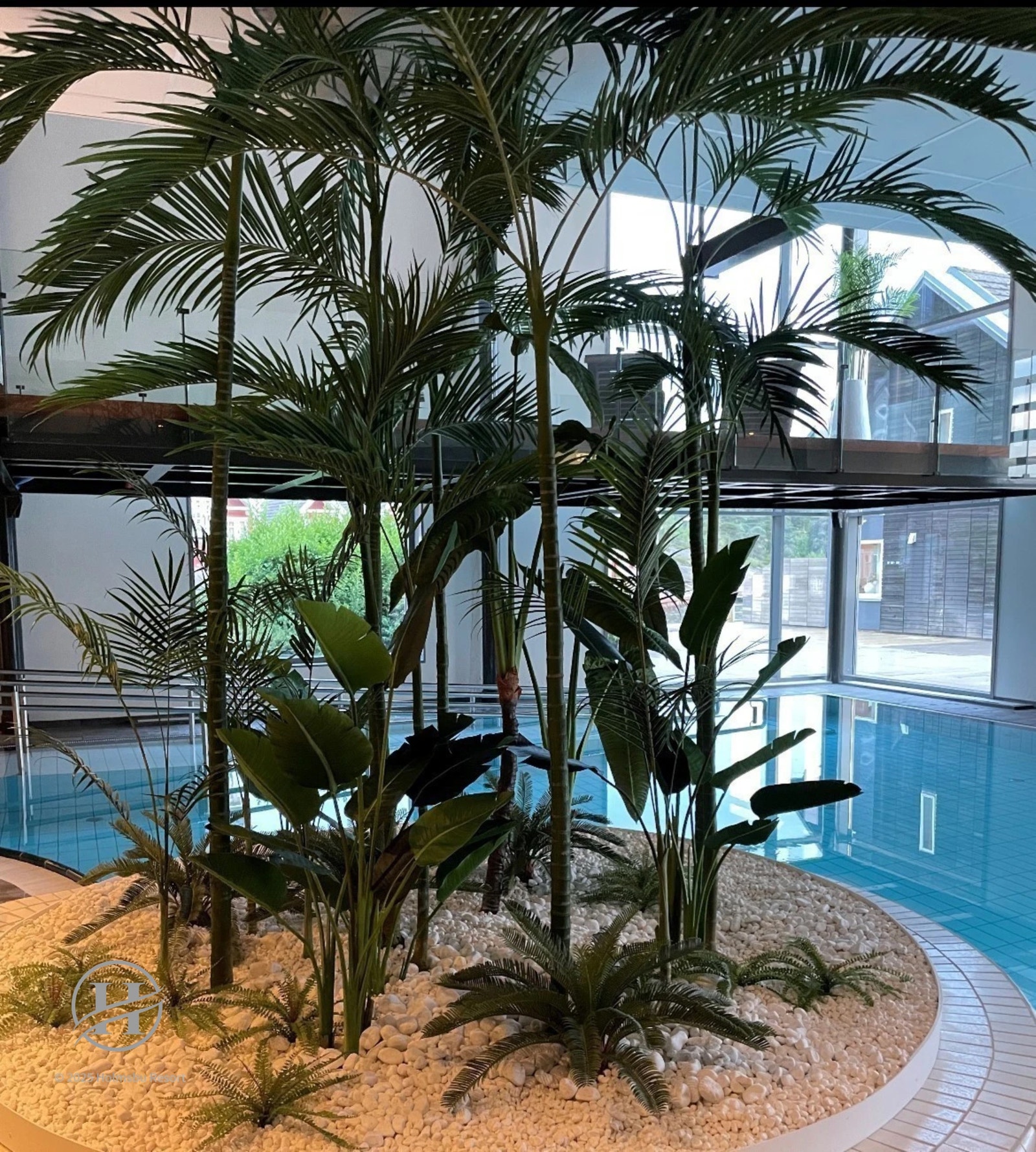 Kjøpere av denne leiligheten får tilgang til svømmebassenget. Galleribilde