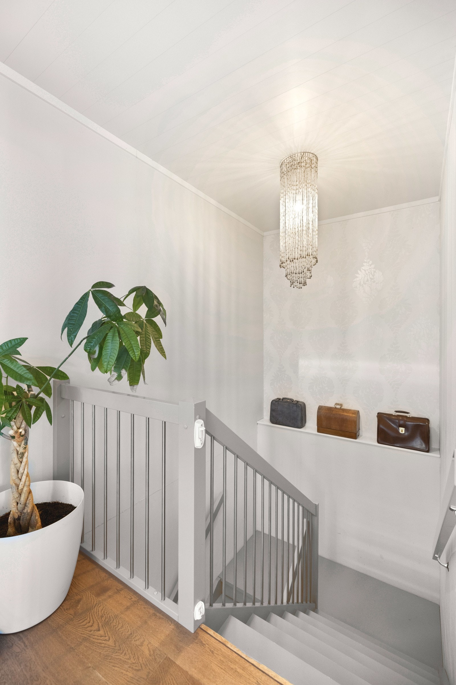 Trappen ned til underetasjen. Galleribilde