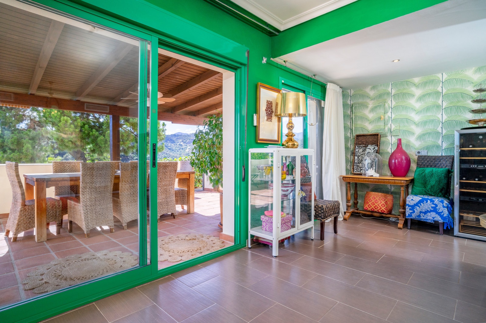 Terrassedør Galleribilde