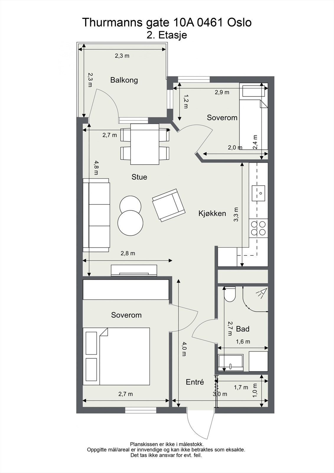 Plantegning. Avvik kan forekomme Galleribilde