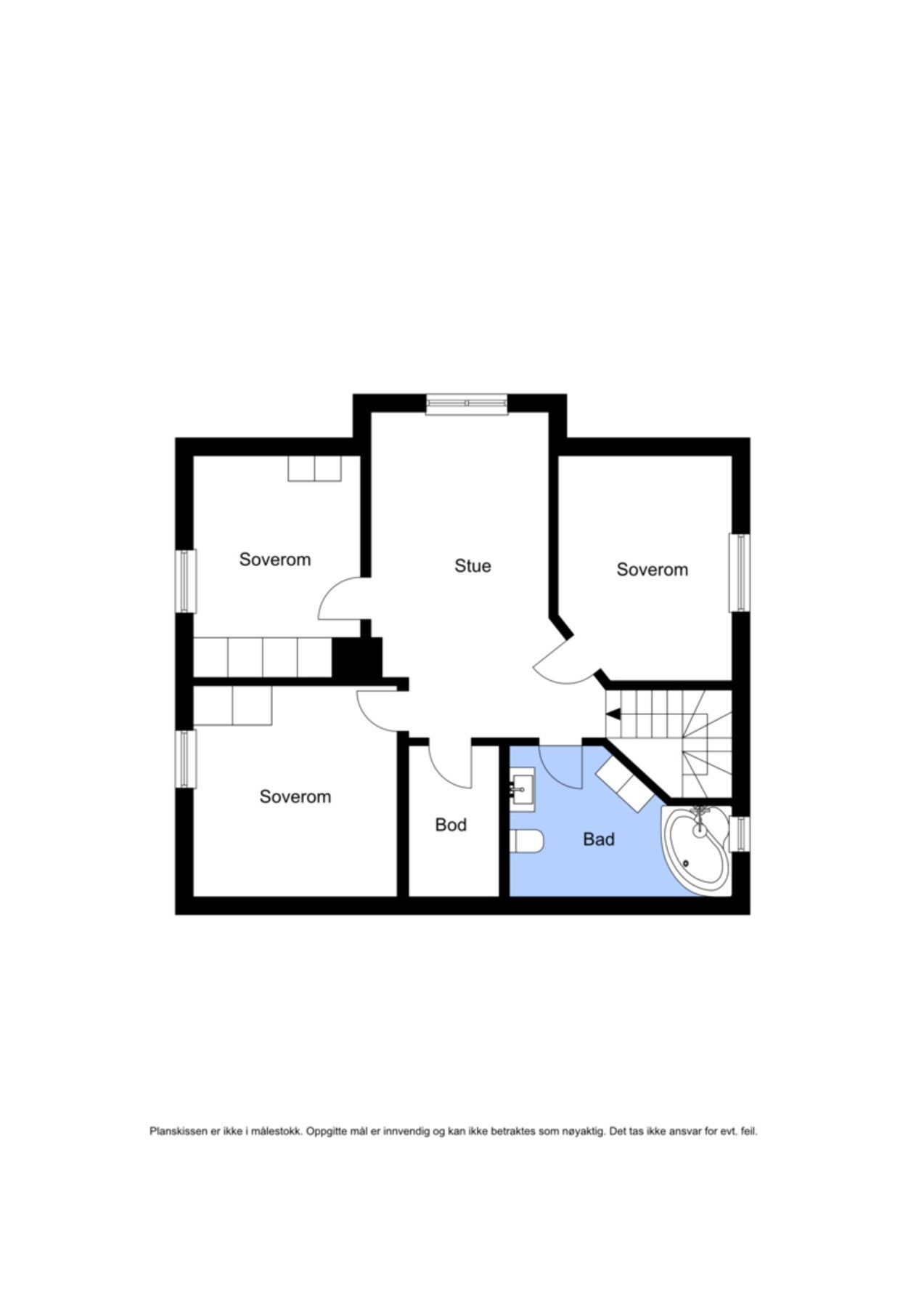 Plantegning 2. etasje. Galleribilde