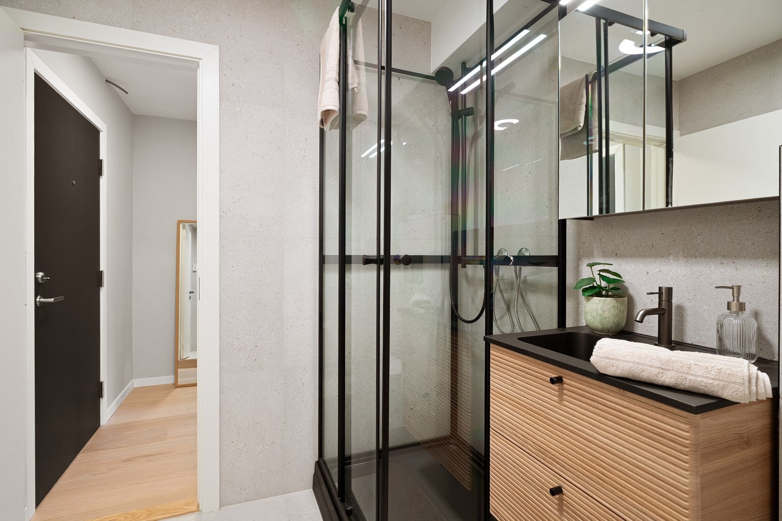 Badet fremstår som svært tidsriktig og moderne. Galleribilde