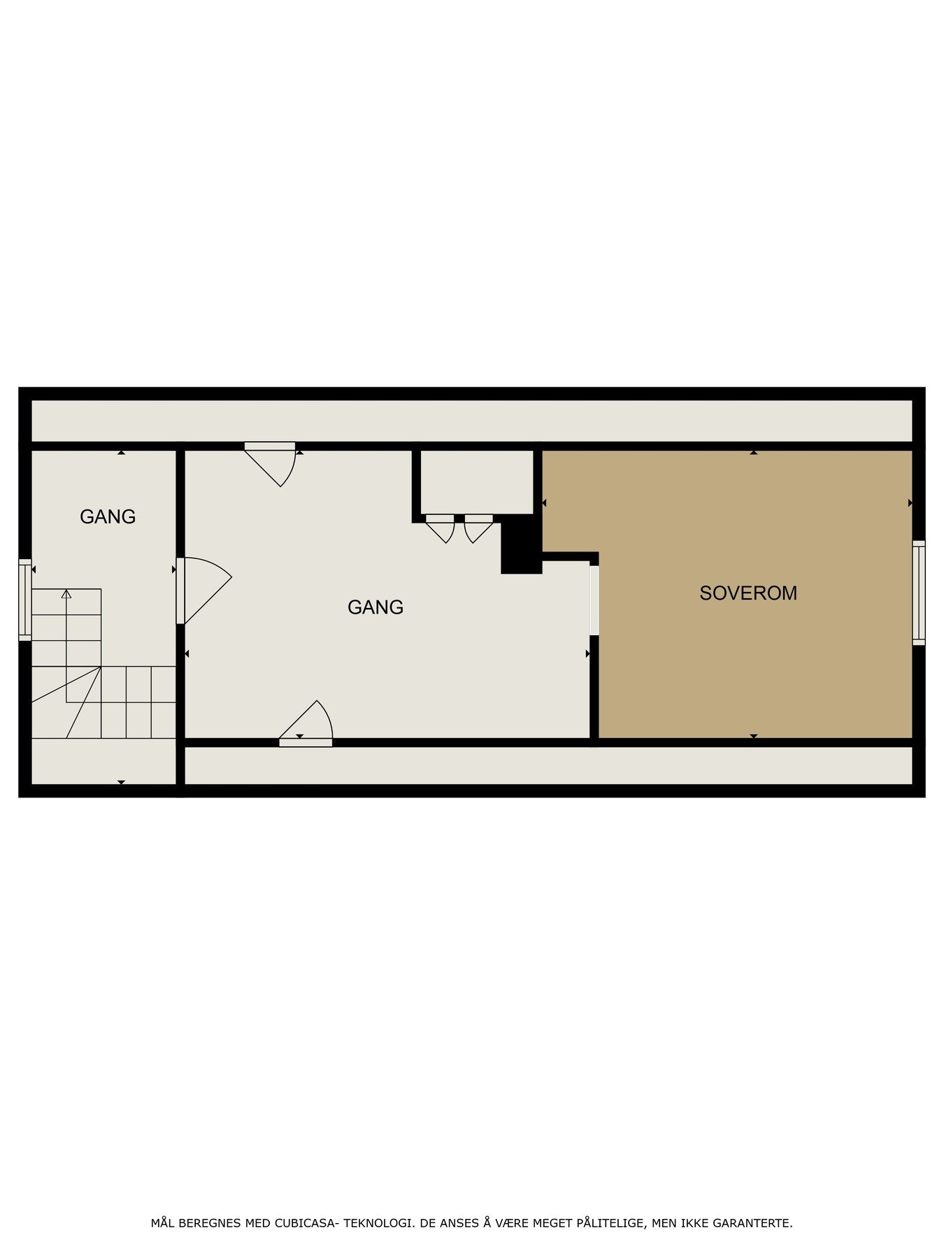 Plantegning loftsetasje. Galleribilde