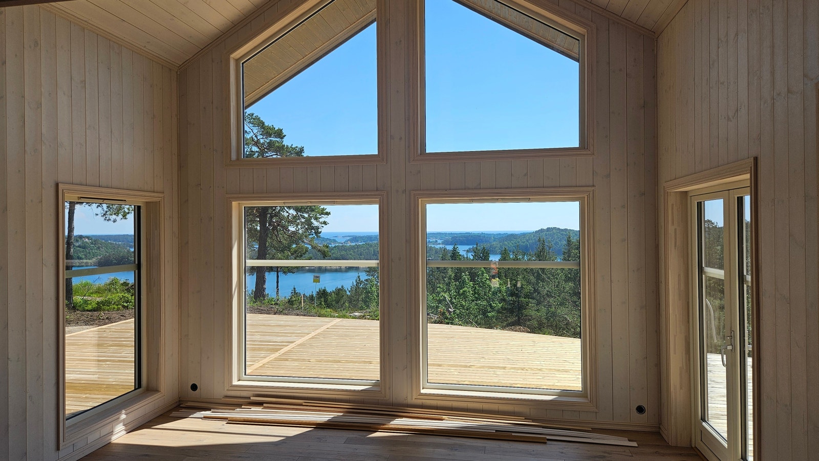 Fantastisk panoramautsikt fra stuen Galleribilde