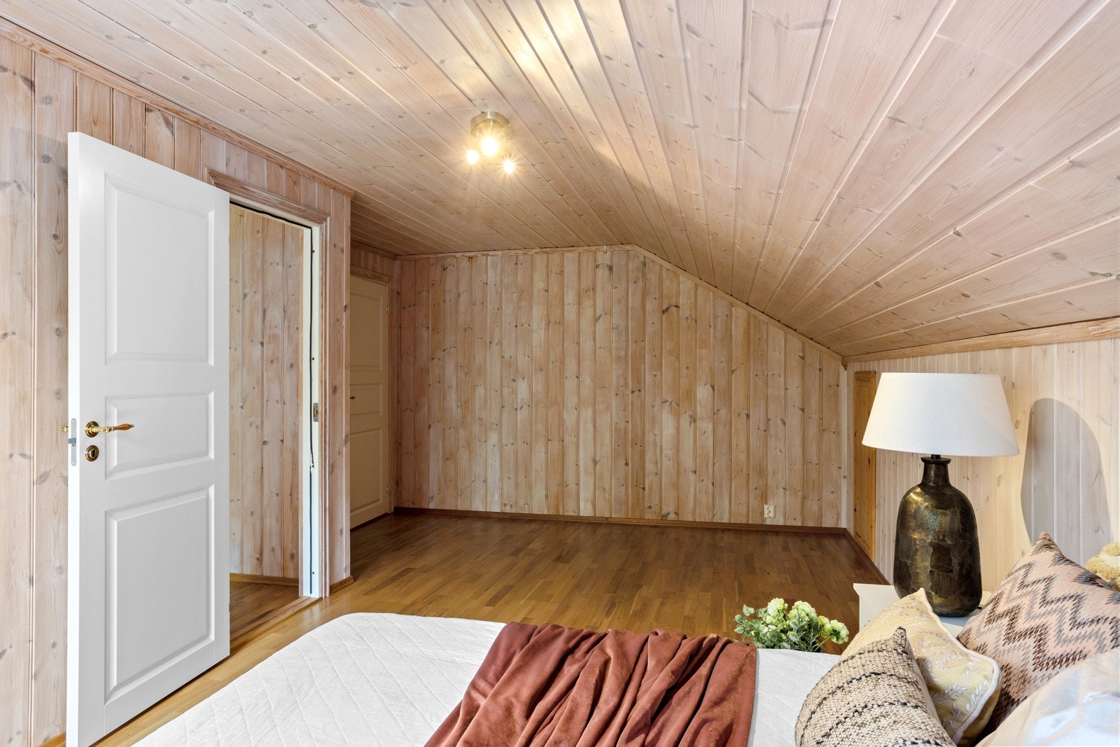 God plass også på soverommene i loftetasjen. Galleribilde