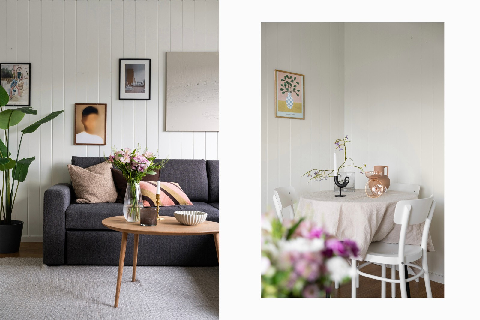 Stuen åpner opp for flere møbleringsmuligheter