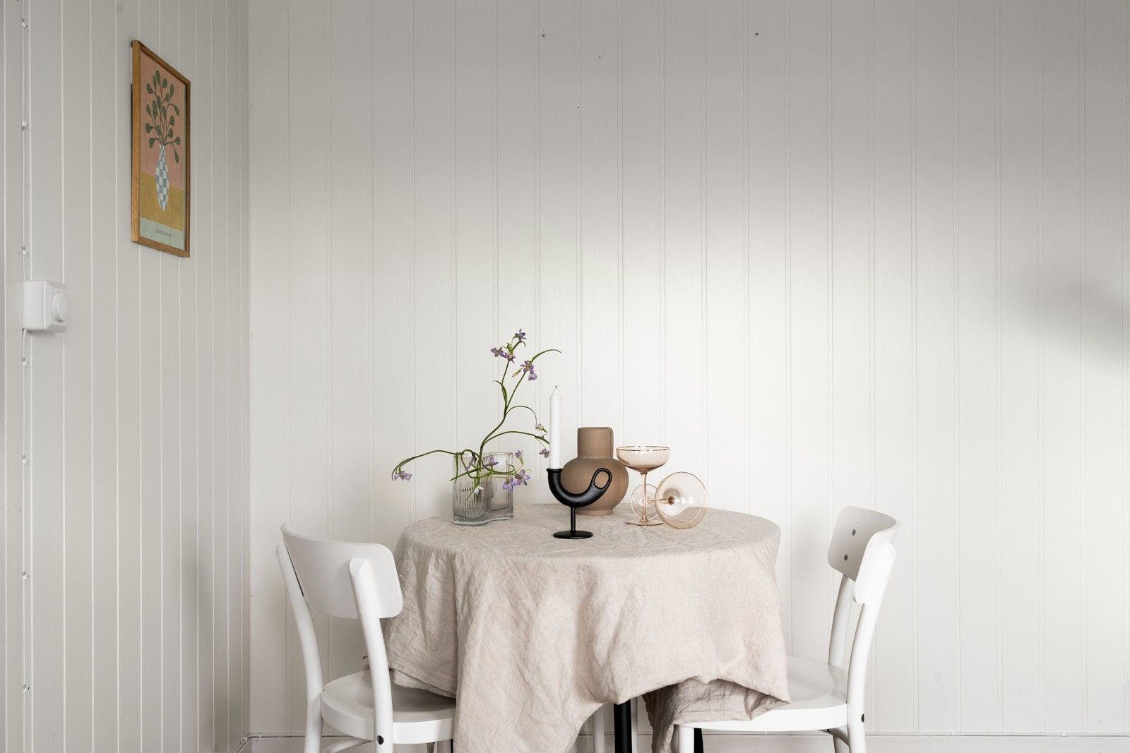 Her har du god plass til spisebord