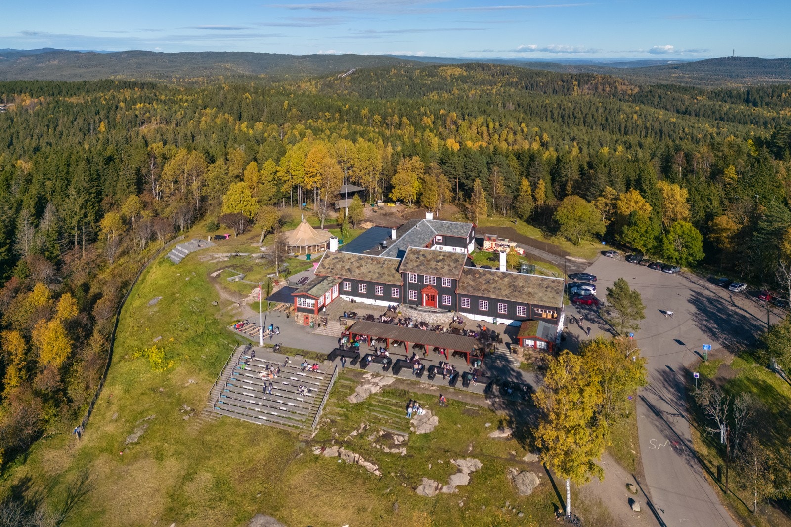 Fantastiske Grefsenkollen restaurant ligger i kort avstand fra leiligheten Galleribilde