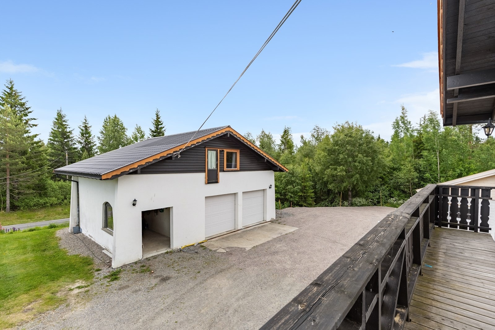Utsikt fra verandaen Galleribilde