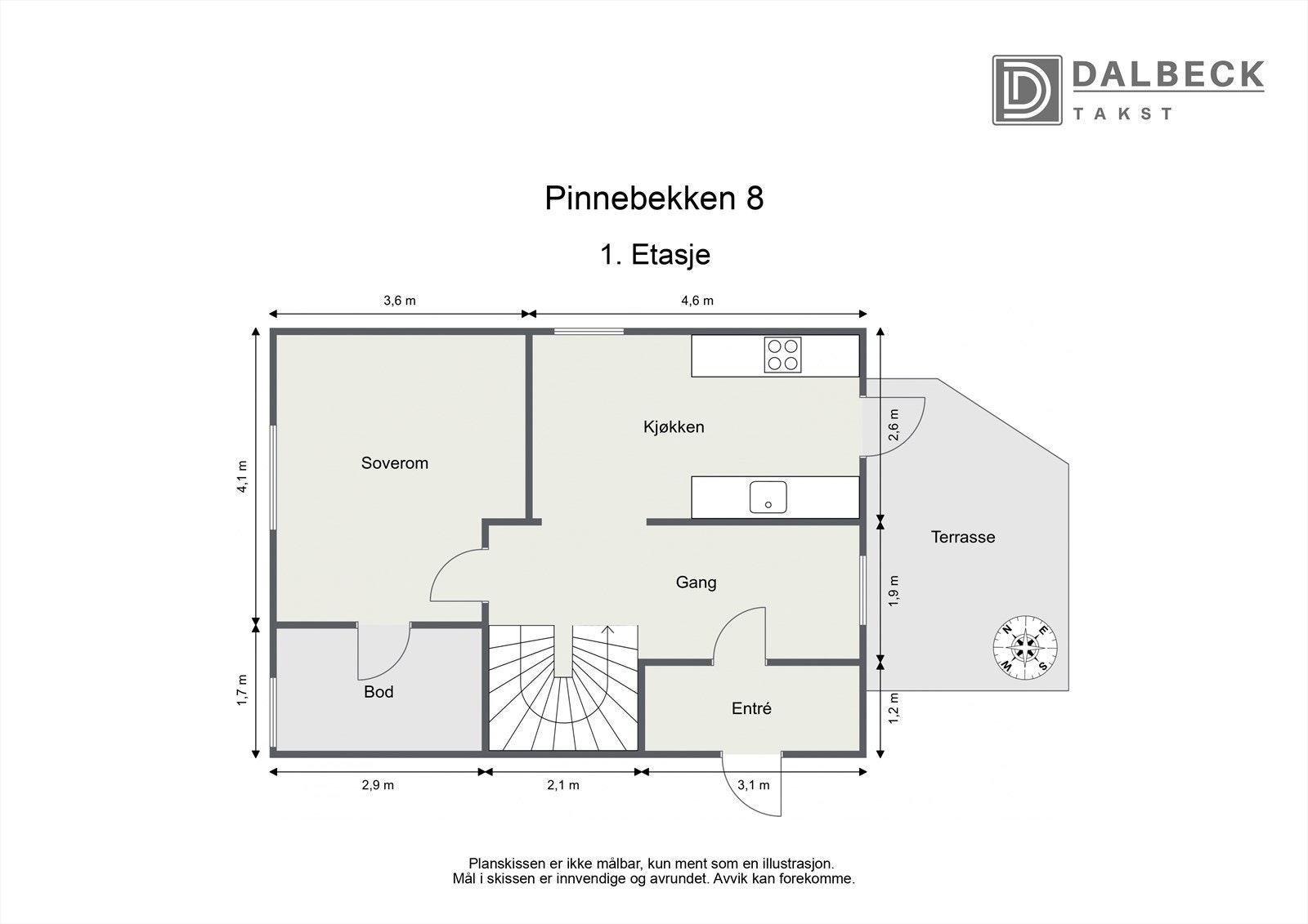 Plantegning 1. etasje Galleribilde