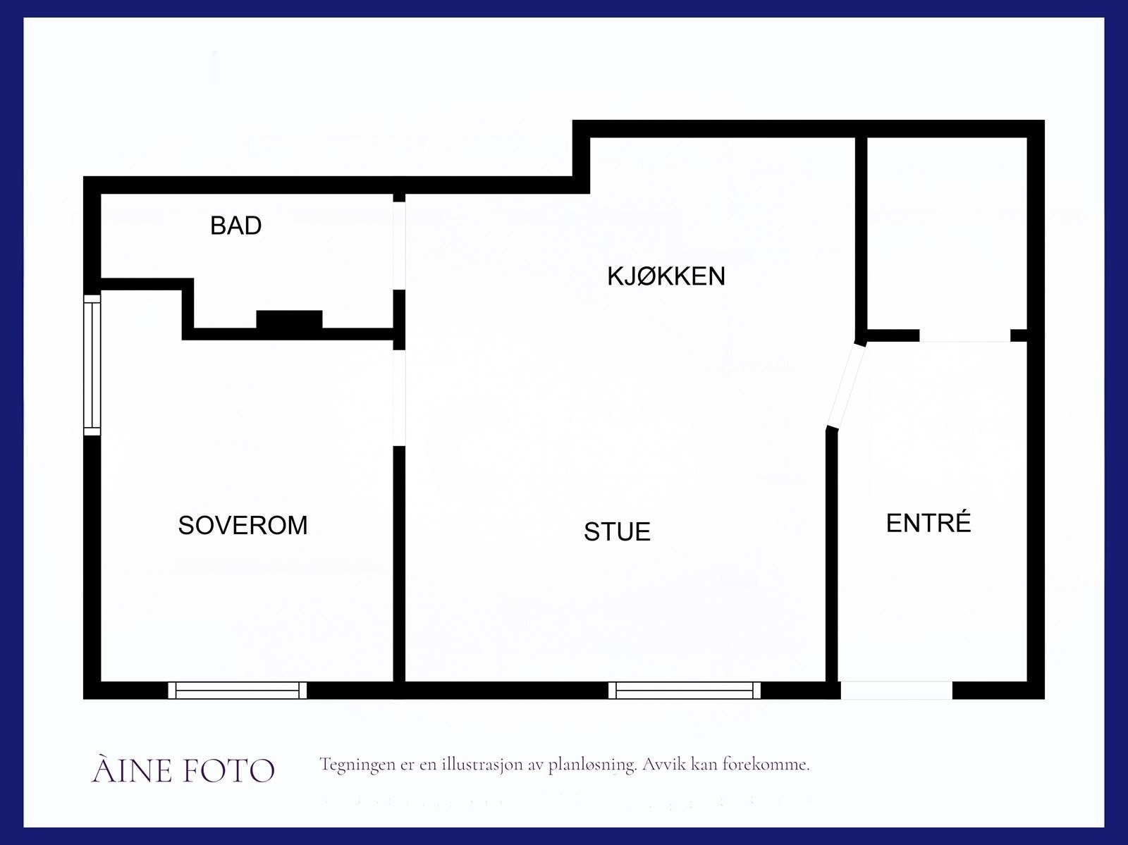 Plantegning Galleribilde