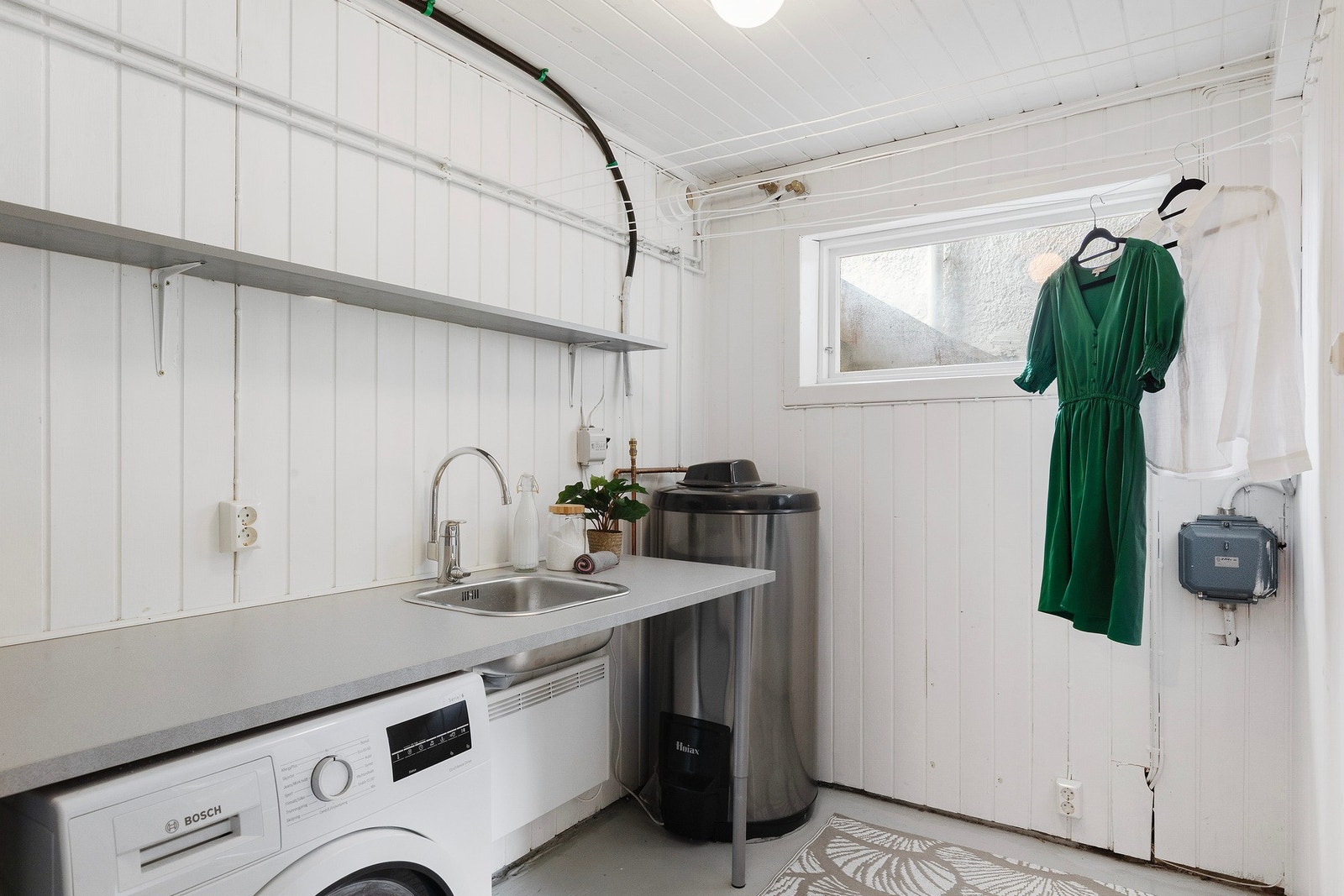 Vaskerom på 4,5 kvm. Galleribilde