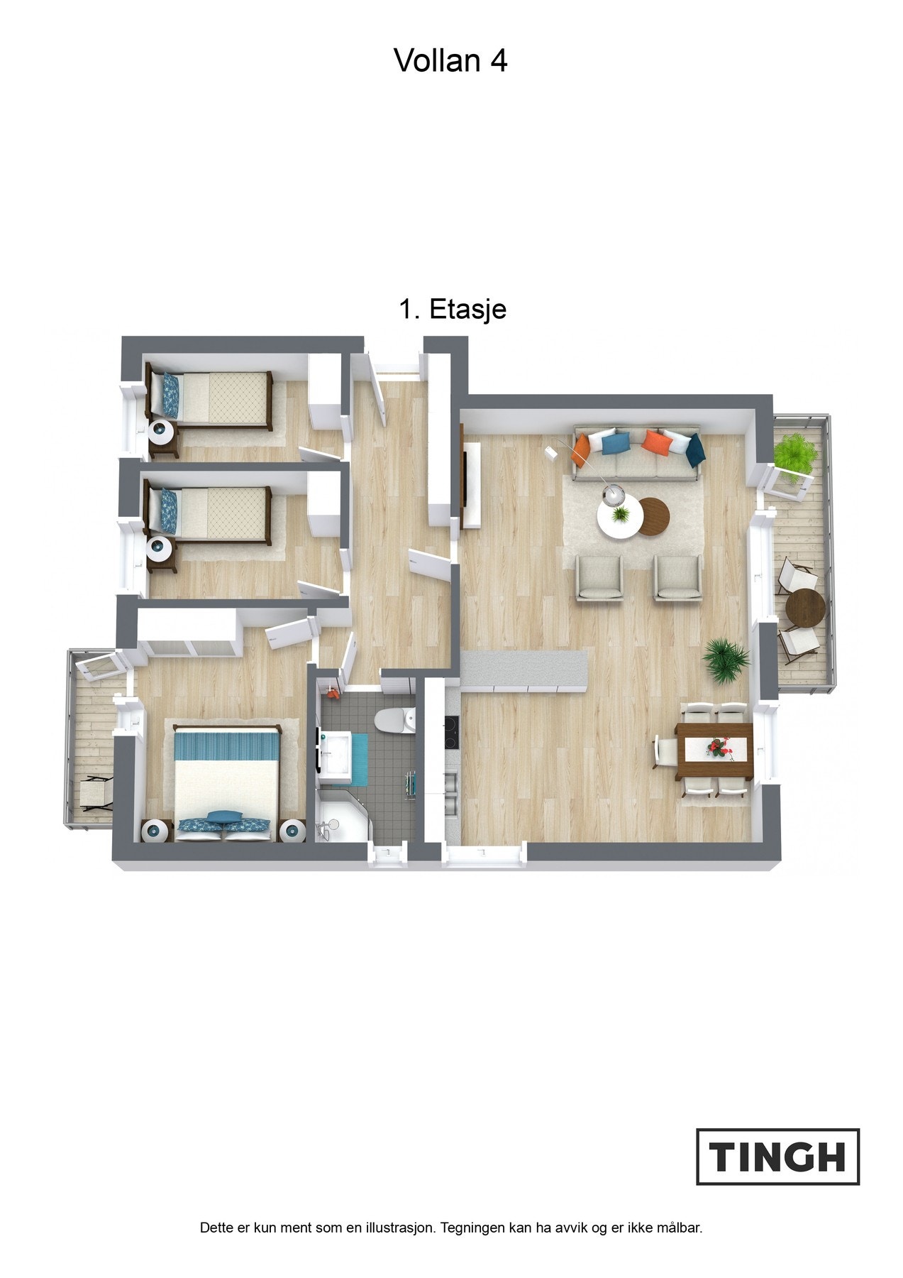 Plantegning Galleribilde