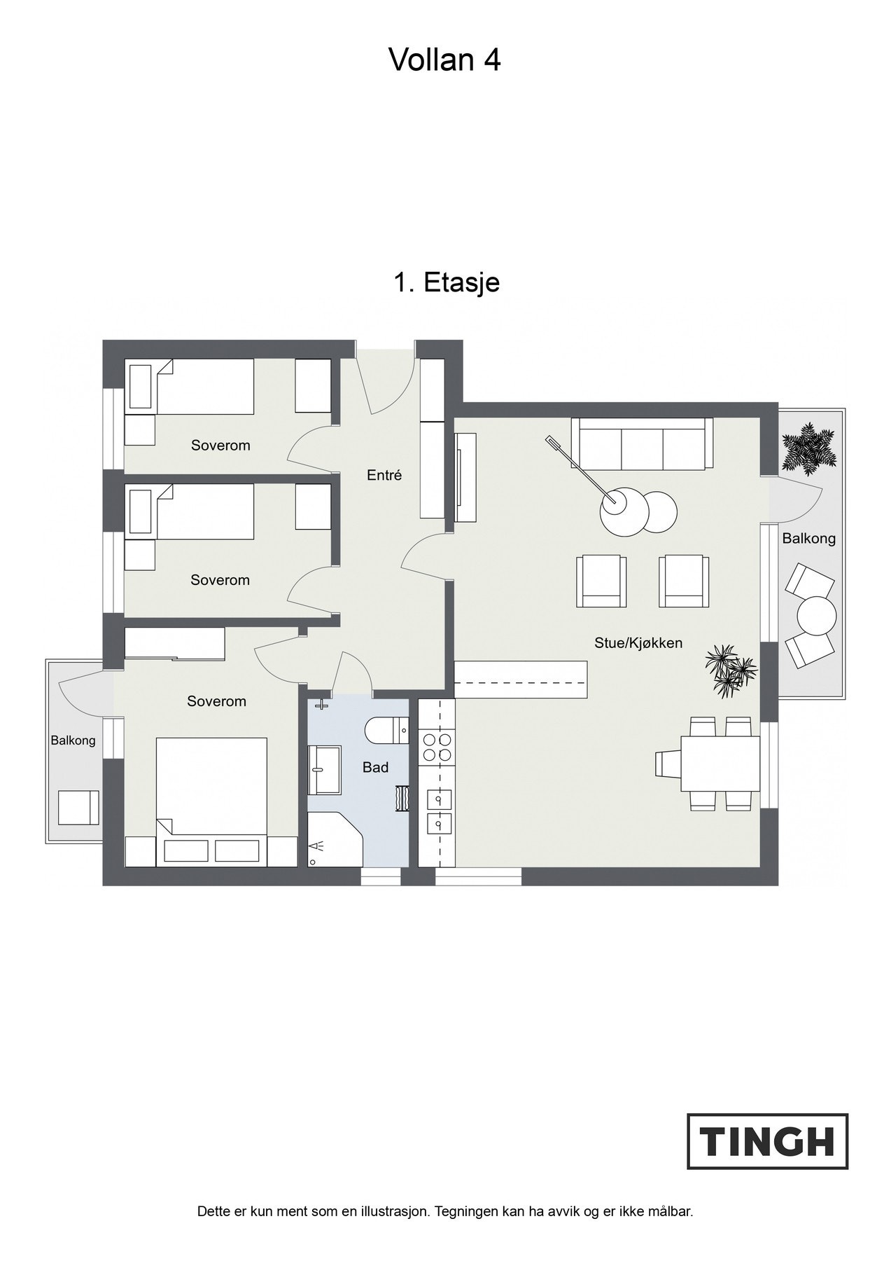 Plantegning Galleribilde