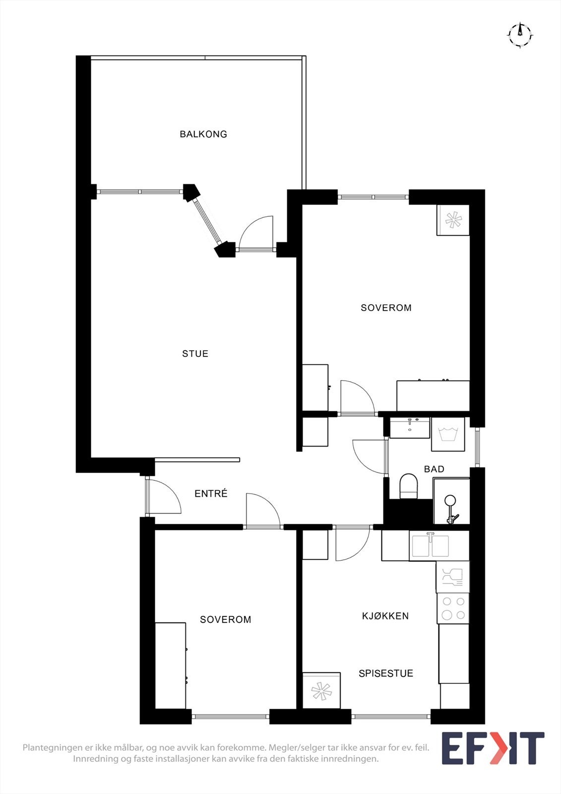 Plantegning Galleribilde