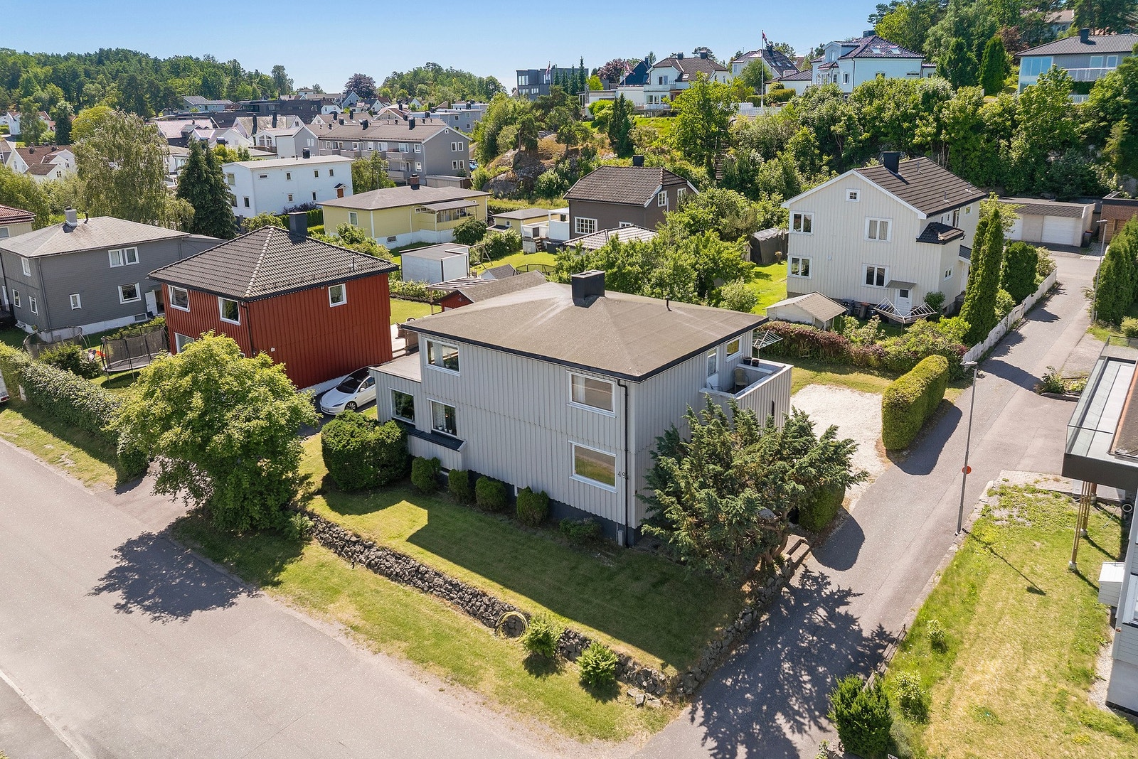 Midt i smørøyet - Leikvollgata ligger i et meget trivelig nabolag. Galleribilde