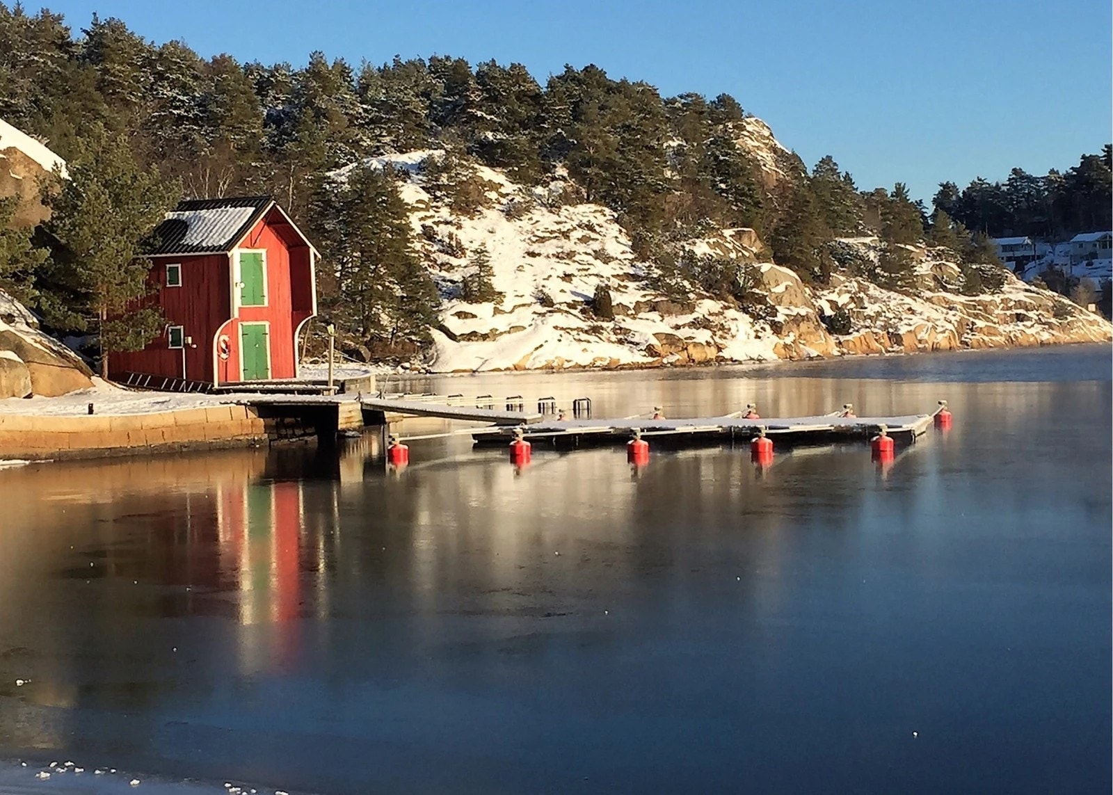Vinter på Hällekind Galleribilde
