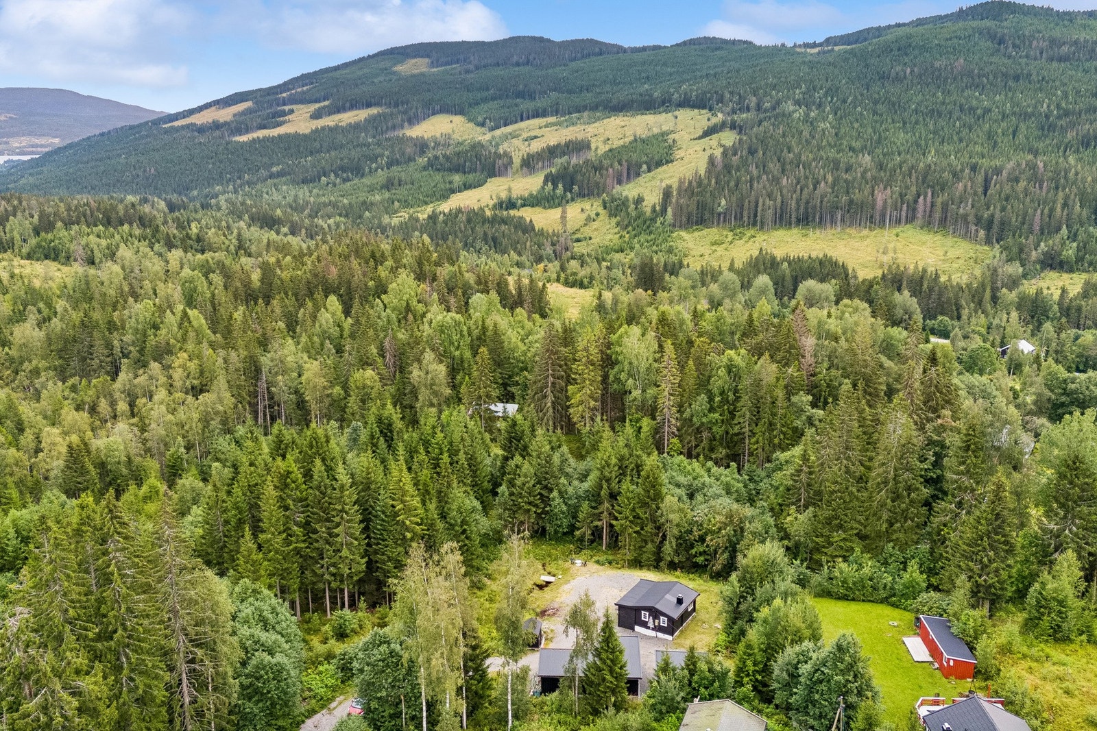Det er flotte turmuligheter like utenfor døren, samt kort vei til fiskevann og turstier. Galleribilde