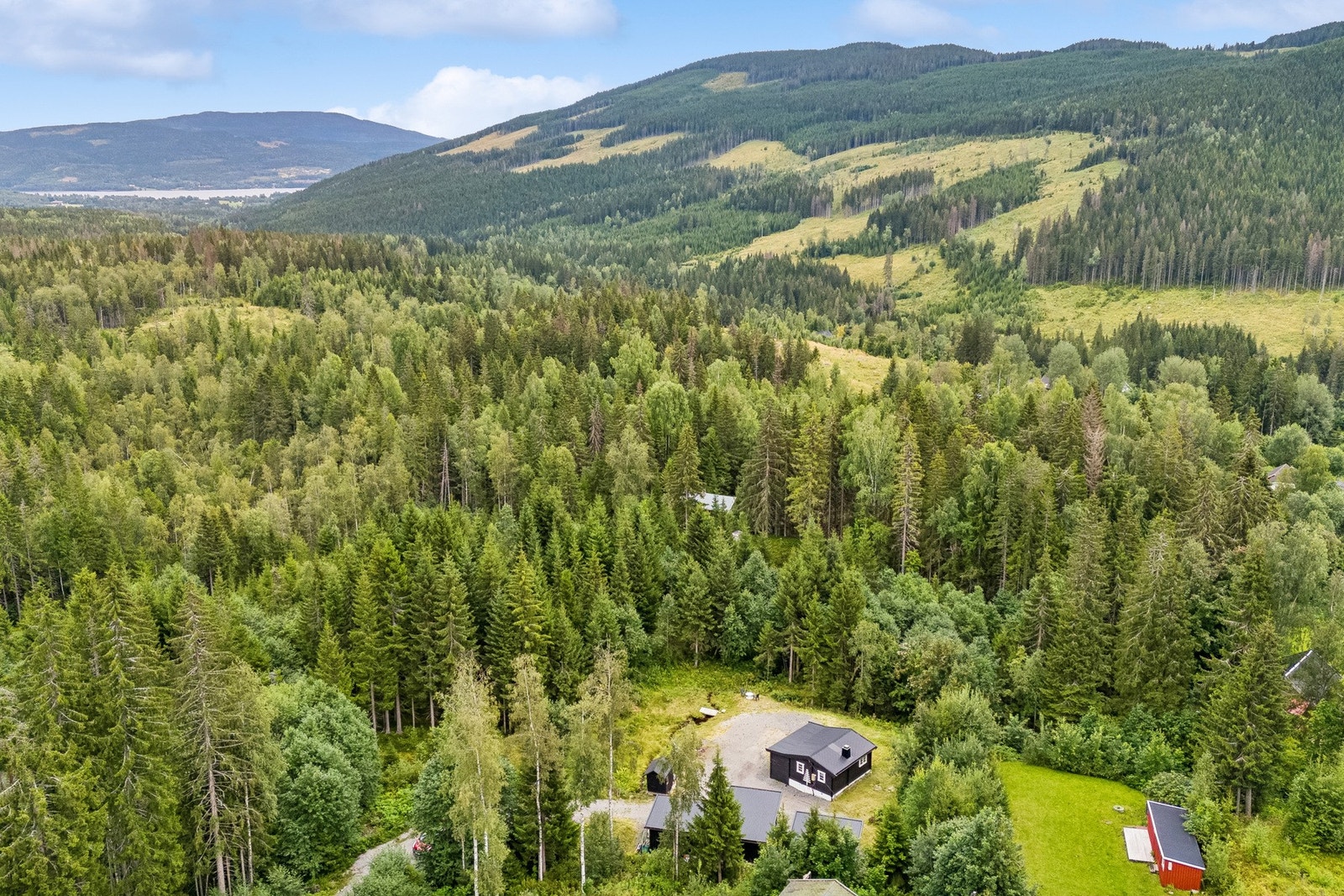 10 minutter til Hurdal sentrum med dagligvare. Galleribilde