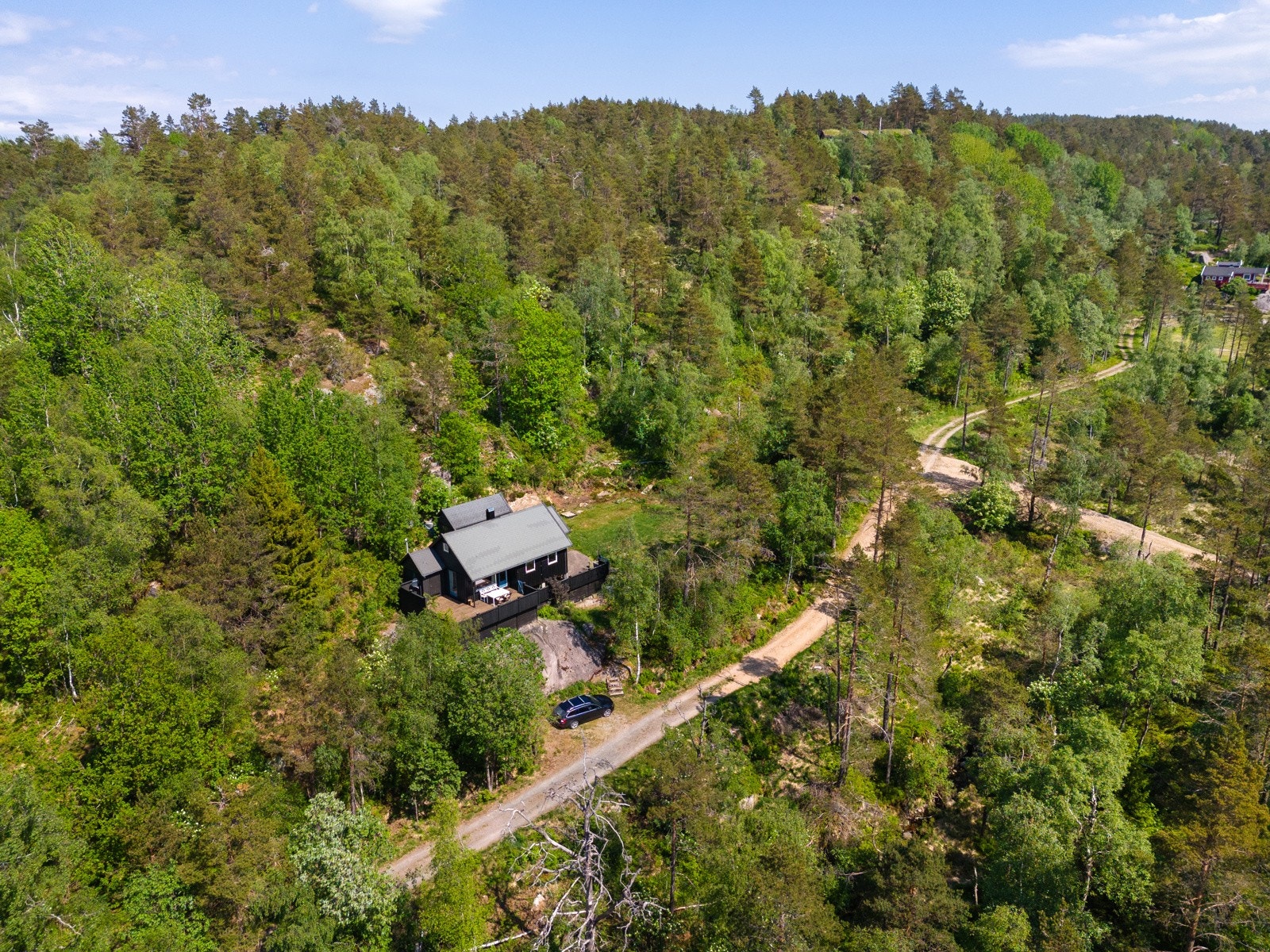 Koselig hytte med idyllisk med usjenert beliggenhet. Galleribilde