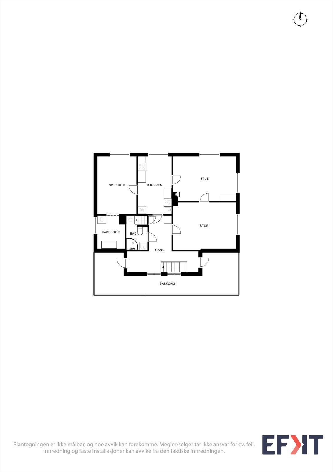 Plantegning 2. etasje Galleribilde