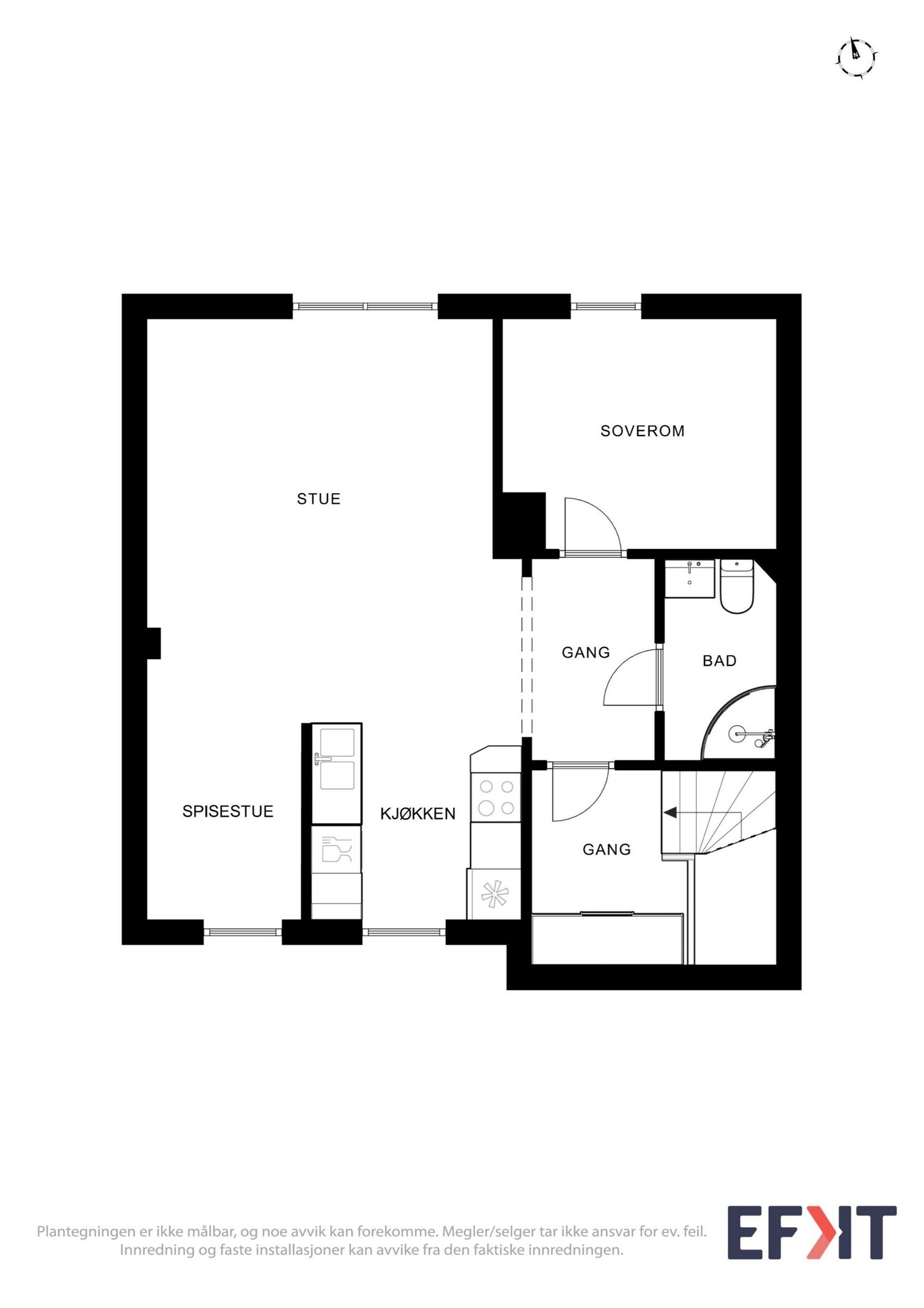 Plantegning Galleribilde