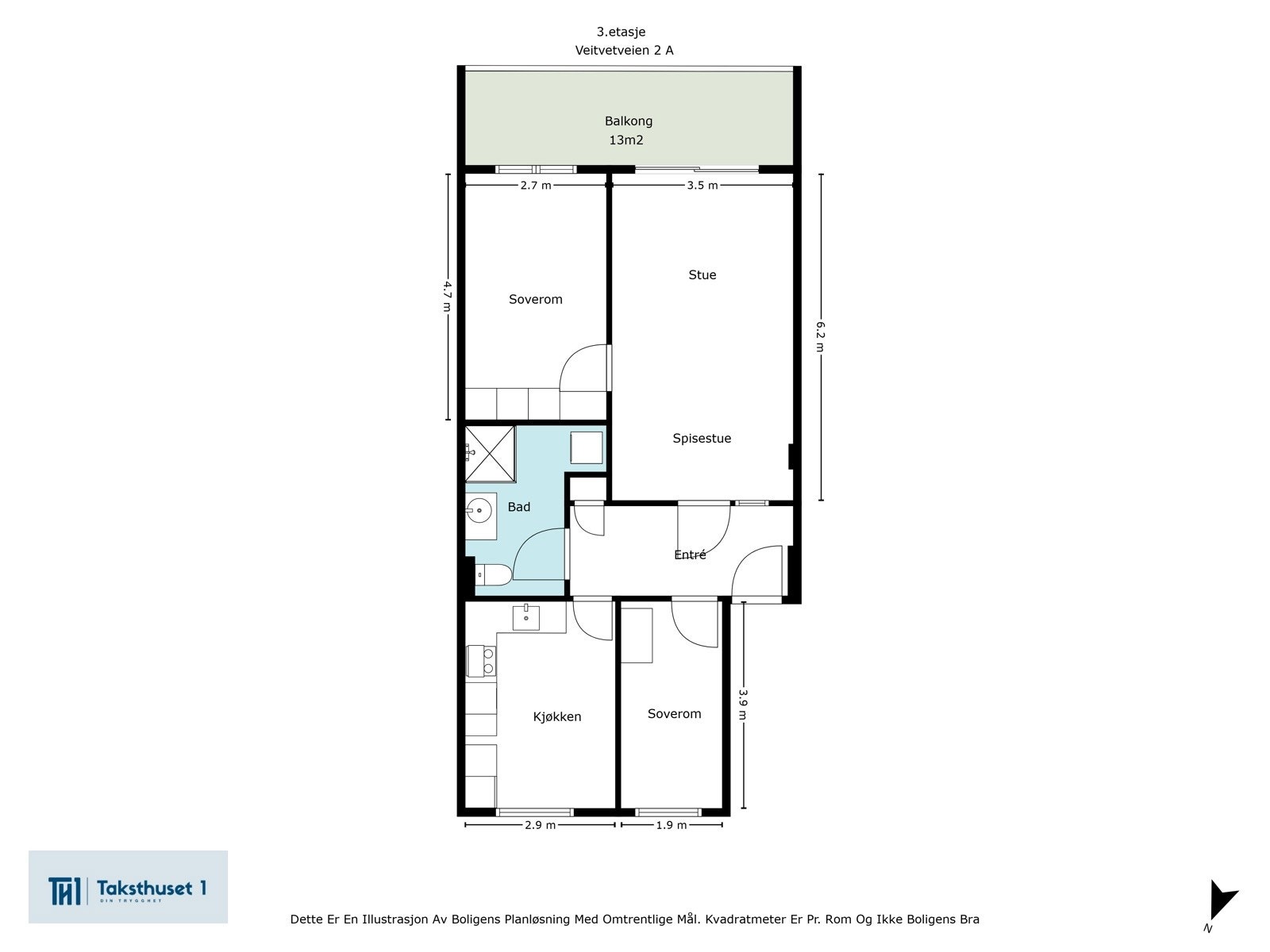 Plantegning Galleribilde