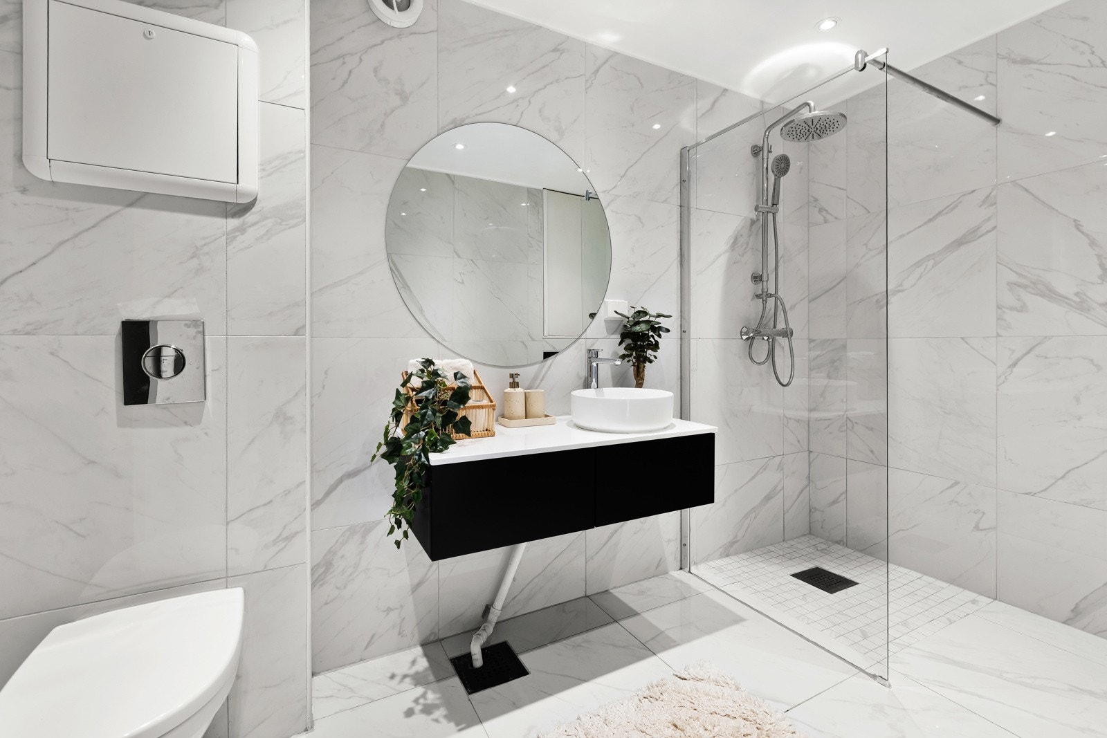 Pent baderom som ble pusset opp i 2022 Galleribilde