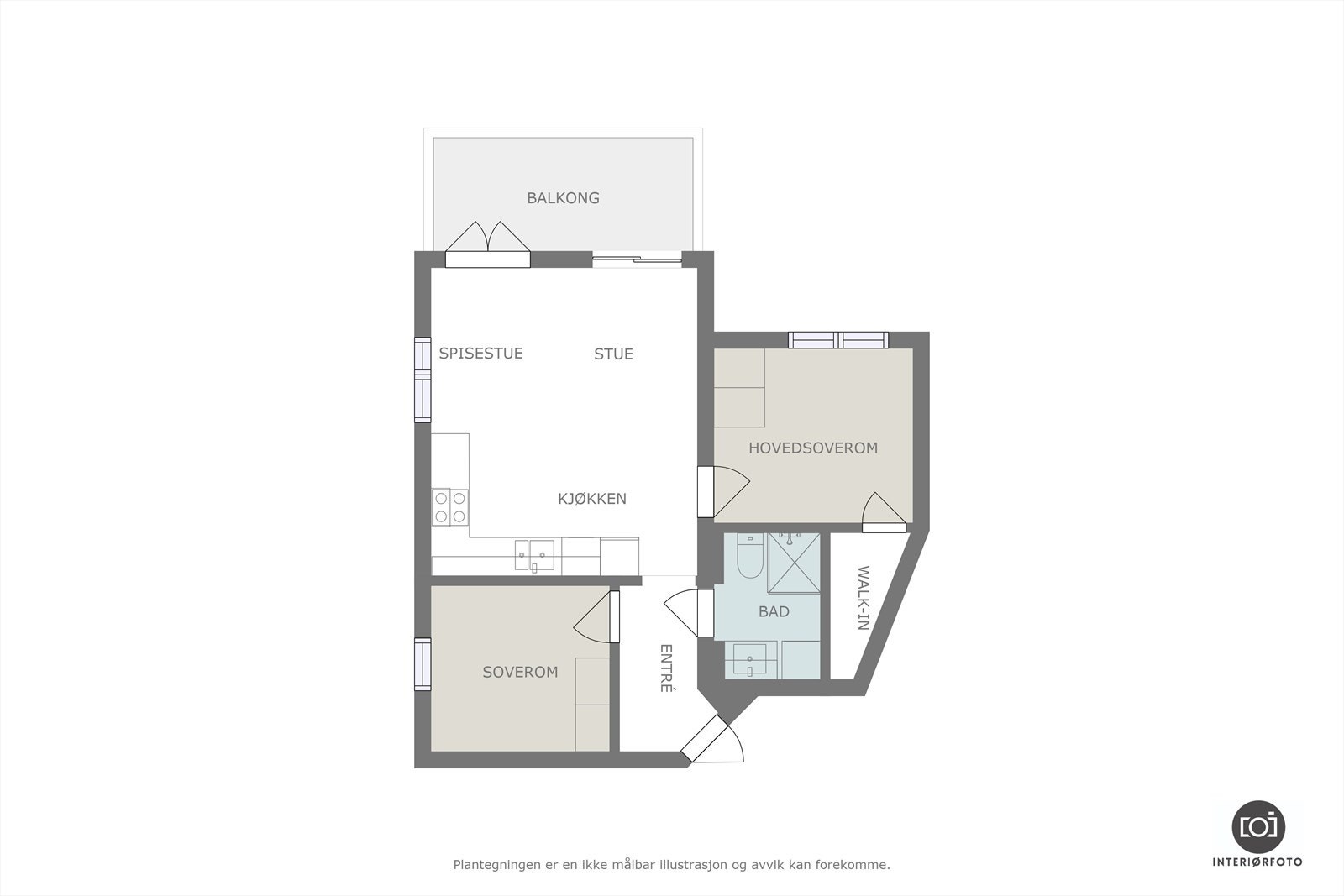 Plantegning Galleribilde