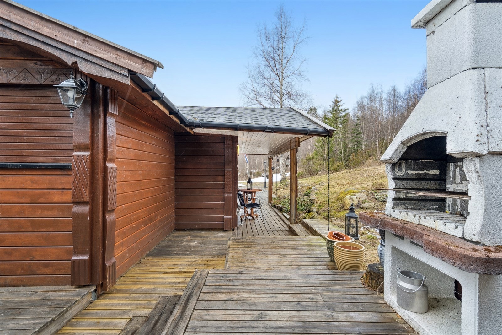 Terrasser mot vest/nordvest - Også er er det utepeis Galleribilde