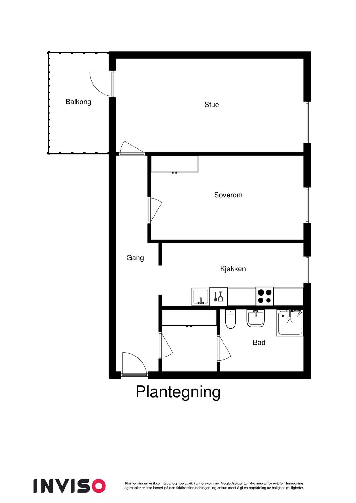 Plantegning Galleribilde