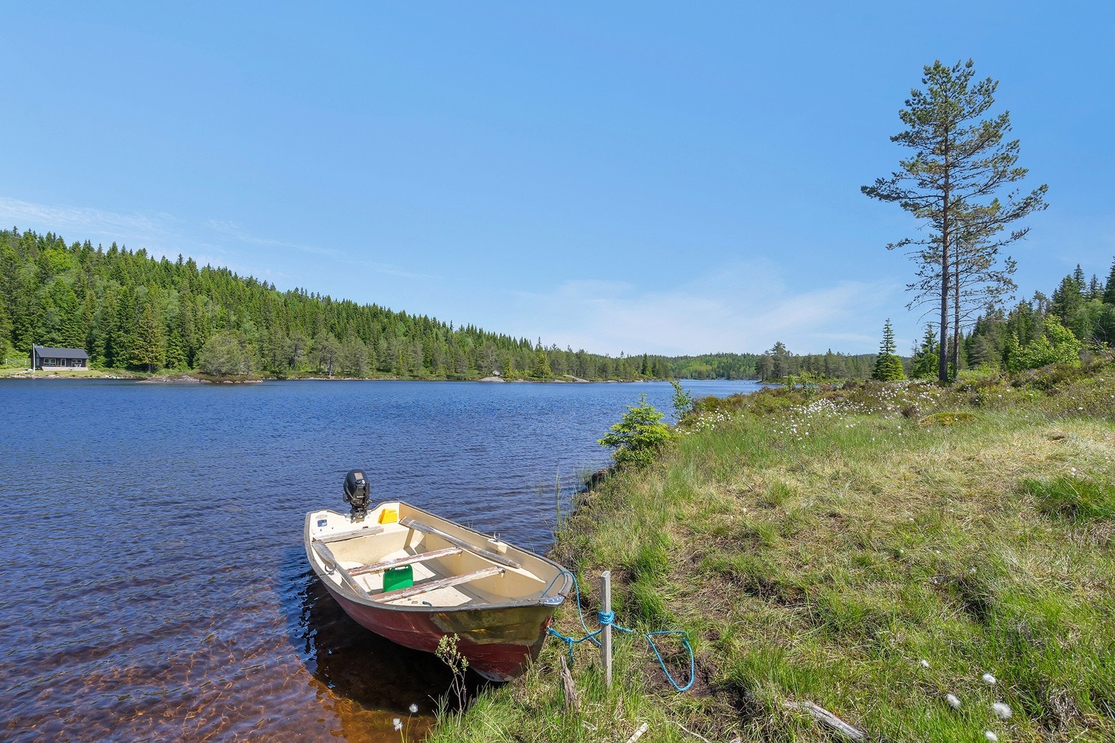 Adkomst med båt Galleribilde