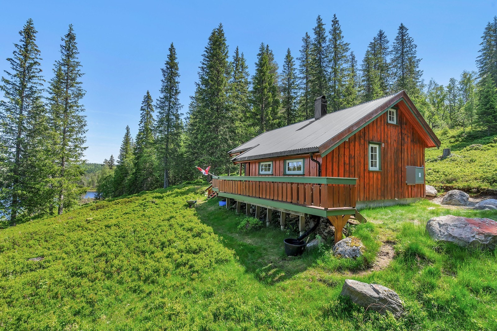 Rett ved vannet Galleribilde