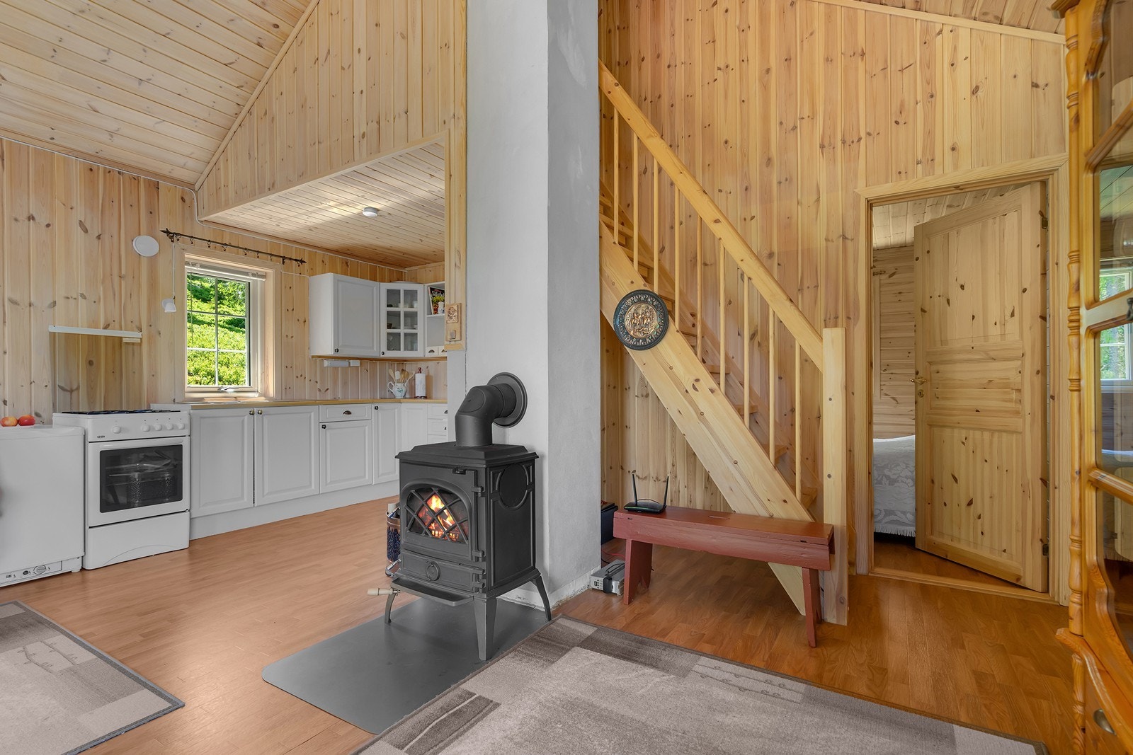 Vedovn i stue Galleribilde