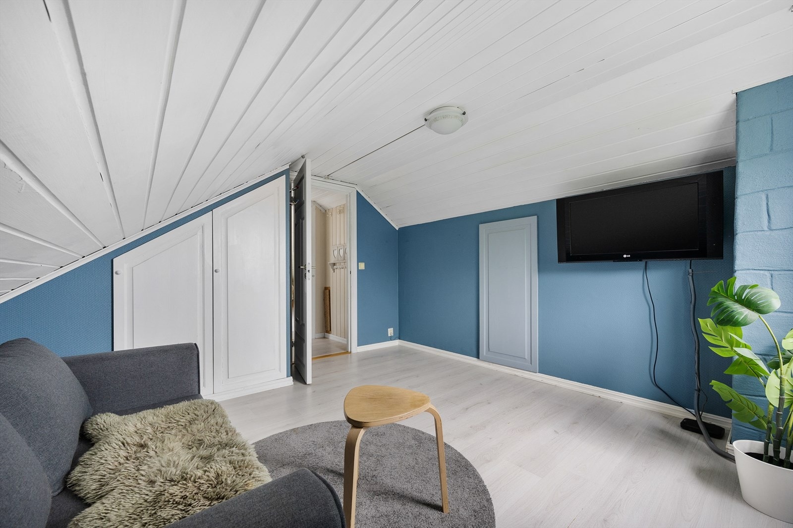 Boligen har også et innredet loft Galleribilde