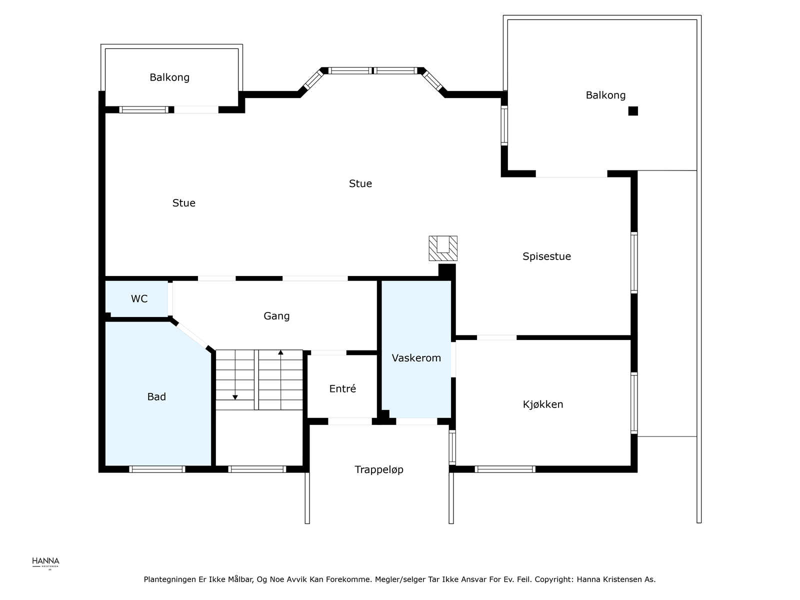 La oss ta ei orientering av planløsningen før vi beveger oss inn Galleribilde