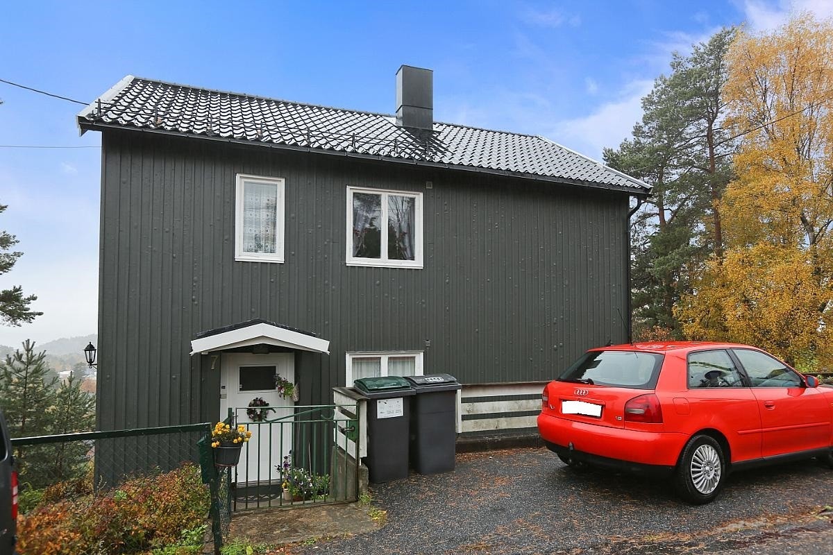 Fasade. Leiligheten ligger i 2. etasje. Galleribilde