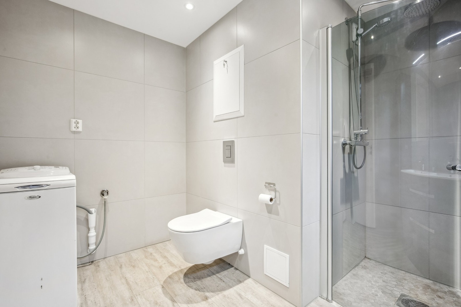 Bad har opplegg for vaskerom Galleribilde