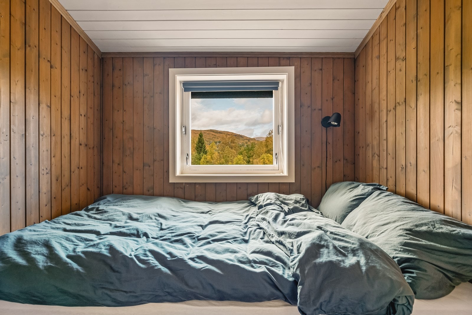 Soverom 3 er innredet med dobbeltseng. I dag er det sengeplasser til 8. Galleribilde