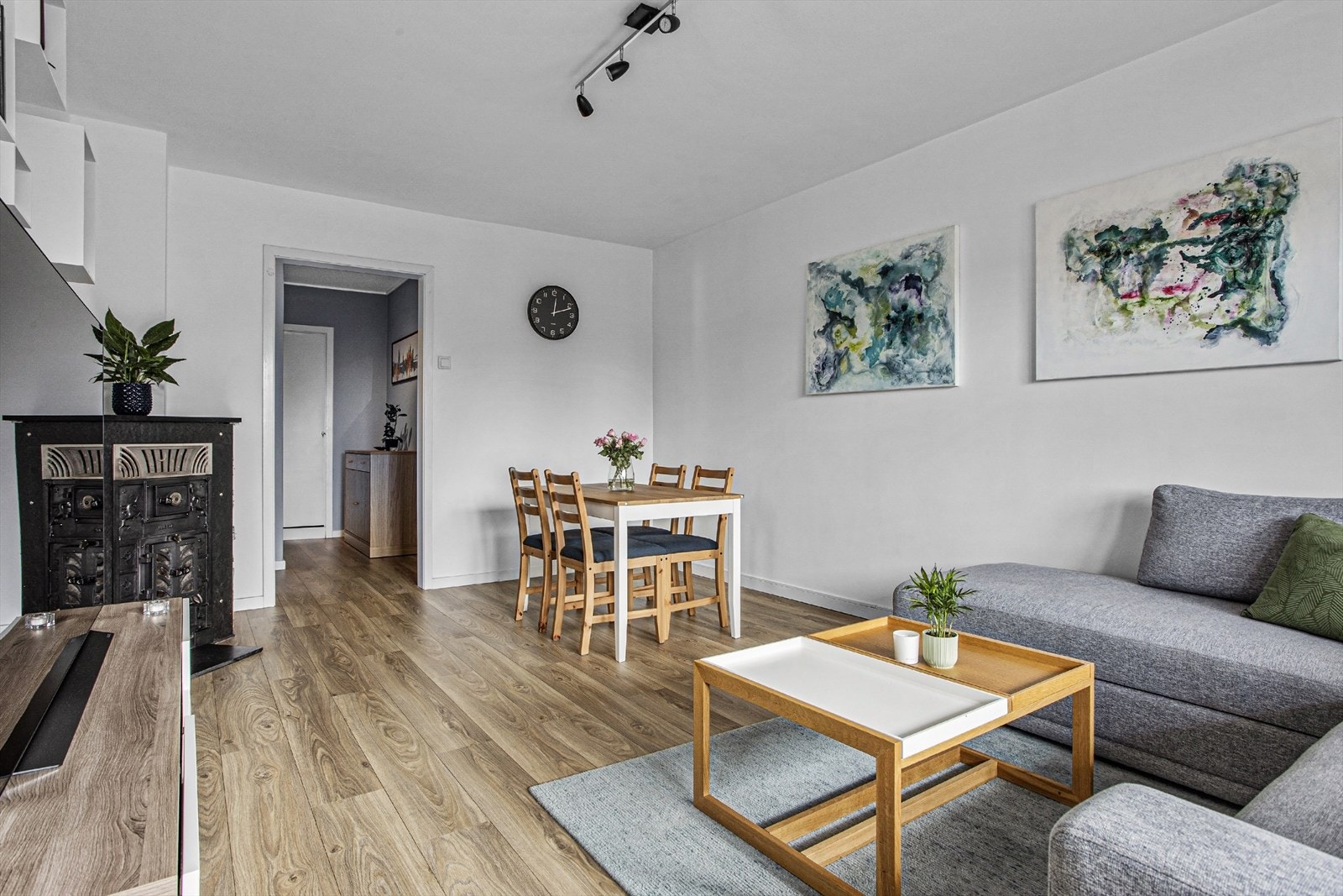 Leiligheten har en god planløsning med separat kjøkken. Galleribilde