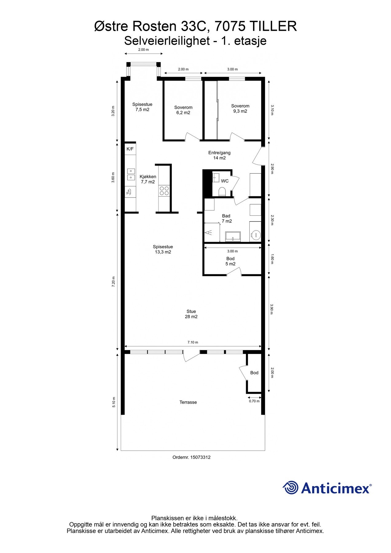 Plantegning 1.etasje. Galleribilde