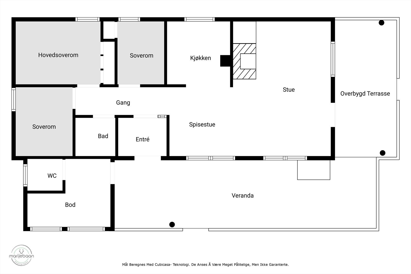 Plantegning Galleribilde
