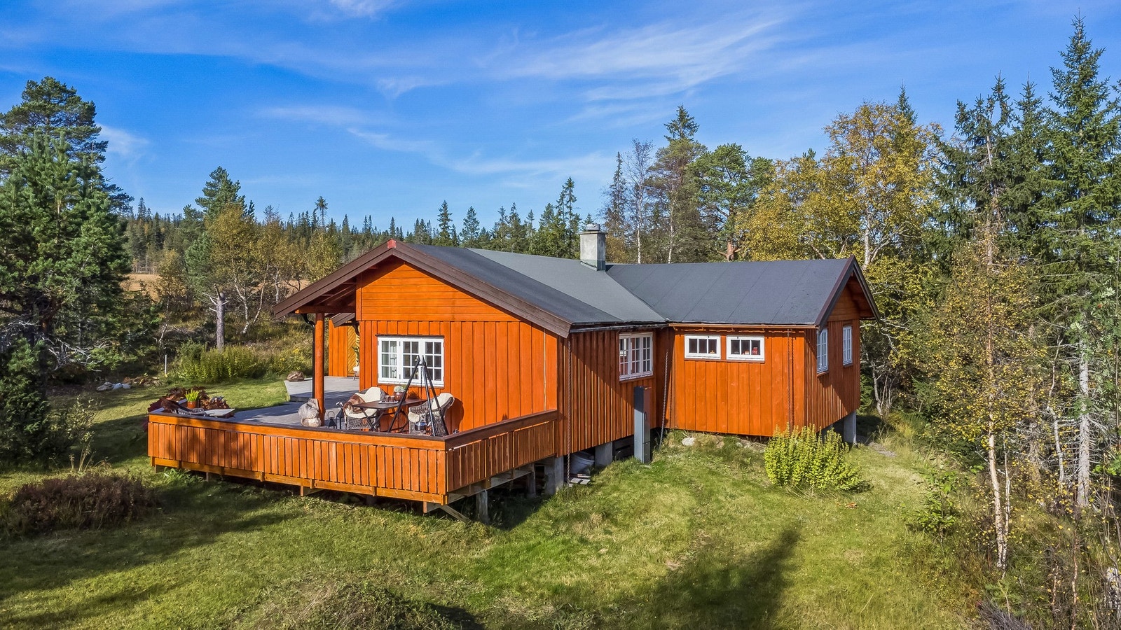 Hytta fremstår som velholdt og i god stand. Galleribilde