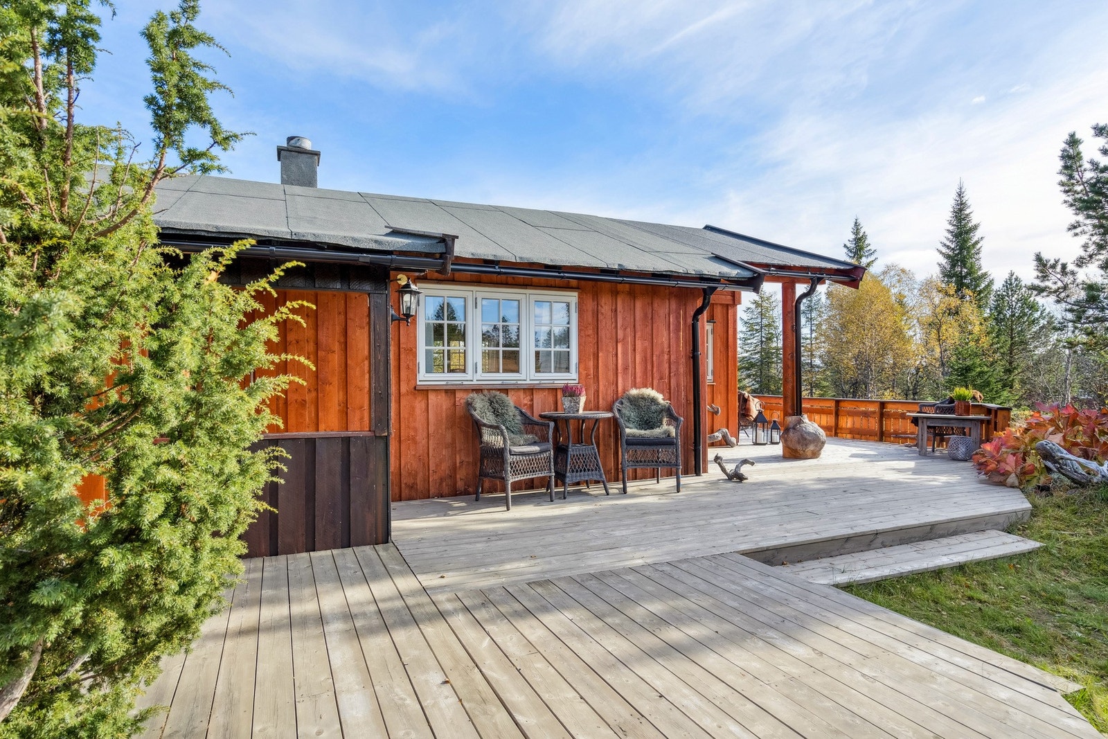 Stor terrasse på ca. 60 kvm. Galleribilde